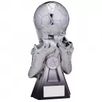 6.25" GRAVITY BOOT AND BALL FOOTBALL TROPHY