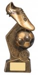 8.75" HEX FOOTBALL BOOT AND BALL TROPHY