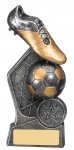 6" HEX FOOTBALL BOOT AND BALL TROPHY