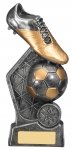 7.5" HEX FOOTBALL BOOT AND BALL TROPHY