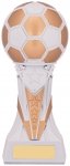 7.5" WHITE/GOLD COSMOS TROPHY T/9 S112 CASE 20