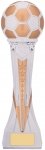 12.25" WHITE/GOLD COSMOS TROPH S114 CASE 6