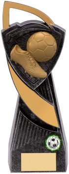 9.5inch UTOPIA FOOTBALL BOOT AND BALL TROPHY