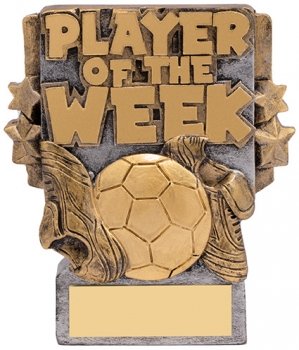 4.25Inch FOOTBALL PLAYER OF THE WEEK AWARD