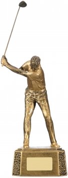 9Inch MALE GOLFER BACK SWING AWARD