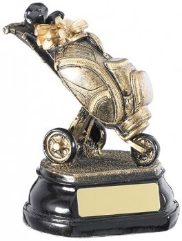 5inch GOLF TROLLEY AWARD