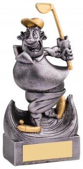 5.75Inch COMIC SELL THE CLUBS GOLF AWARD