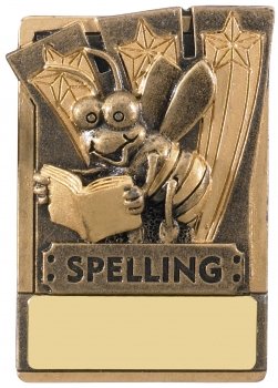 3.25InchFRIDGE MAGNET SPELLING AW T/110 S112 CASE 128