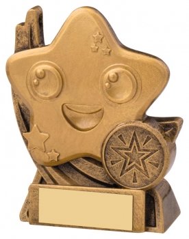 4inch SMILEY STAR MOTION AWARD