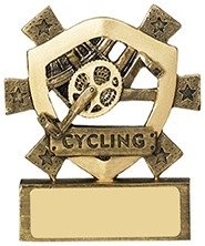 3 1/8inchCYCLING MINI SHIELD AWARD
