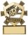 3 1/8"CYCLING MINI SHIELD AWARD