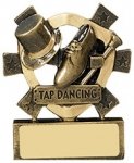 3 1/8"TAP DANCING MINI SHIELD AWARD
