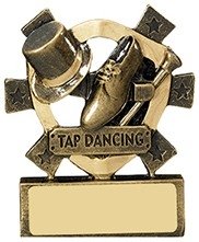 3 1/8InchTAP DANCING MINI SHIELD AWARD