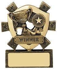 3 1/8InchWINNER MINI SHIELD AWARD