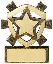 3 1/8InchSTAR MINI SHIELD AWARD