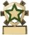 3 1/8"GREEN STAR MINI SHIELD T/113 S112 CASE 72 BOX 4