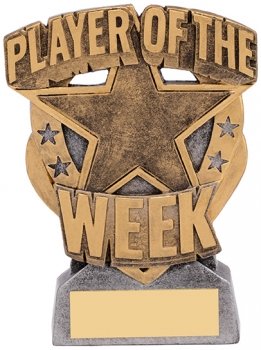 4.5inch PLAYER OF THE WEEK AWARD