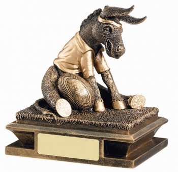 4.75Inch EEYORE RUGBY DONKEY AWARD