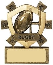 3 1/8inchRUGBY MINI SHIELD AWARD