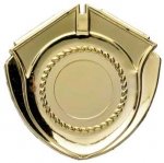 6 x 6cm GOLD SHIELD TRIM