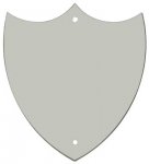 1" CHROME STEEL TRIM SHIELD