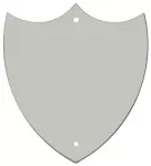 1" CHROME STEEL TRIM SHIELD