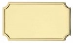 50 x 25mm GOLD ENGRAVING PLATE