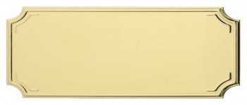 100 x 50mm GOLD ENGRAVING