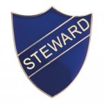 BLUE STEWARD ENAMEL SHIELD