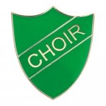 GREEN CHOIR ENAMEL SHIELD