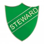 GREEN STEWARD ENAMEL SHIELD