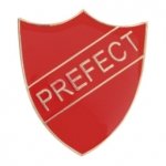 RED PREFECT ENAMEL SHIELD