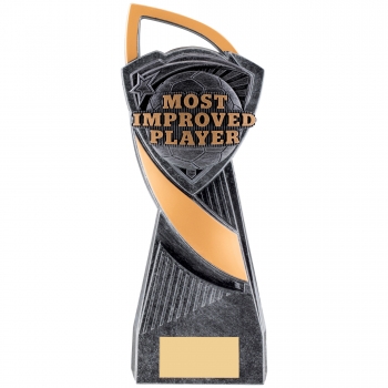 9.5Inch UTOPIA MOST IMPROVED PLAYER FOOTBALL TROPHY