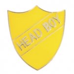 YELLOW HEAD BOY ENAMEL SHIELD