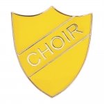 YELLOW CHOIR ENAMEL SHIELD