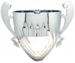 180mm SILVER METAL 3/4 BOWL