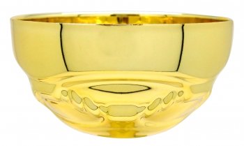 100mm GOLD METAL 1/2 BOWL