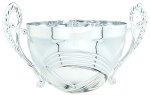 160mm SILVER METAL 3/4 BOWL