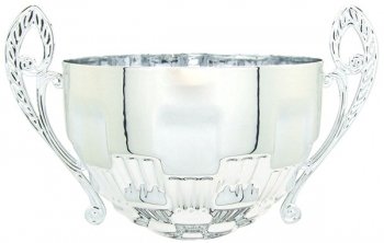 120MM SILVER BOWL WITH HANDLES