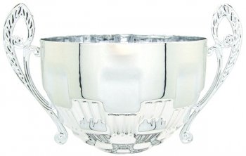 120MM SILVER BOWL WITH HANDLES