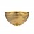 80mm GOLD METAL 1/2 BOWL C/