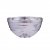 100mm SILVER METAL 1/2 BOWL C/