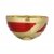 80mm GOLD RED METAL 1/2 BOWL