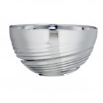 120mm SILVER METAL 1/2 BOWL