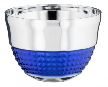 SILVER/BLUE 3/4 BOWL 140mm