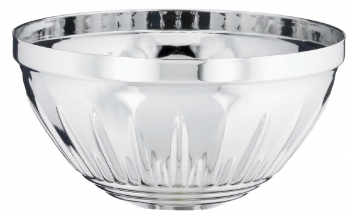 120mm SILVER METAL 1/2 BOWL