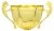 80mm GOLD METAL 3/4 BOWL