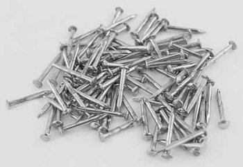 10mm SILVER TRIM PINS