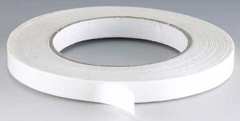 WHITE DOUBLE SIDED TAPE 0.5Inch